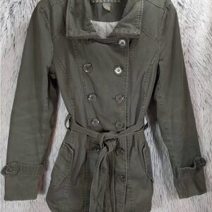 Kenneth Cole Reaction Women’s Size XXL Army Green Coat Jacket